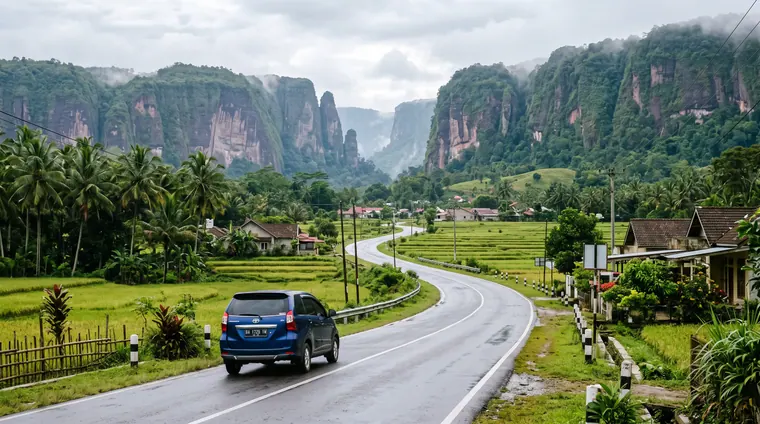 Harau Valley Travel Times: Padang, Bukittinggi, Kelok 9 and Padang Panjang